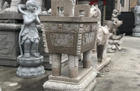 寺庙祠堂石雕香炉图集：传统艺术的珍品收藏